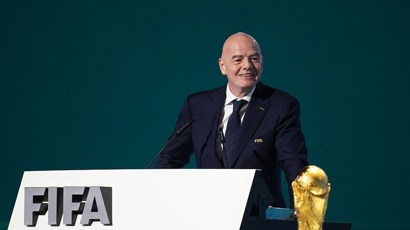 Eina þjóðin sem kom ekki á árs­þing FIFA en með á HM