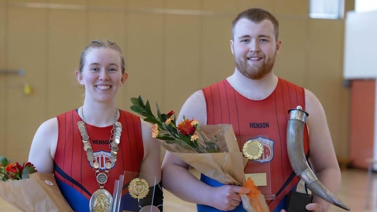 Reyðfirðingar eiga á­fram glímukónginn og drottninguna