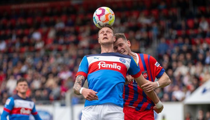 Hólmbert Friðjónsson var hetja sinni manna í dag
