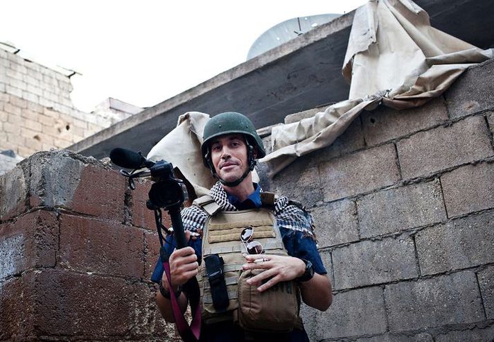 James Foley, bandaríski blaðamaðurinn, sem vígasveitir öfgamanna tóku af lífi í Írak.