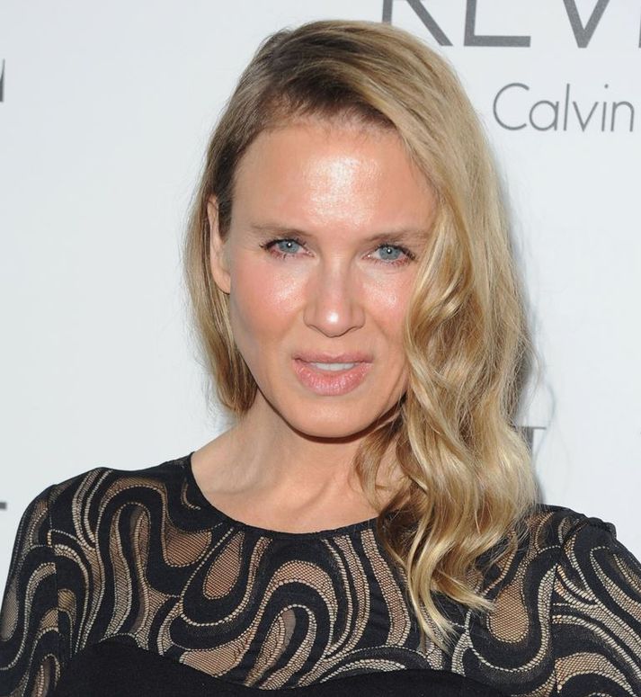 Renée Zellweger á mánudagskvöld.