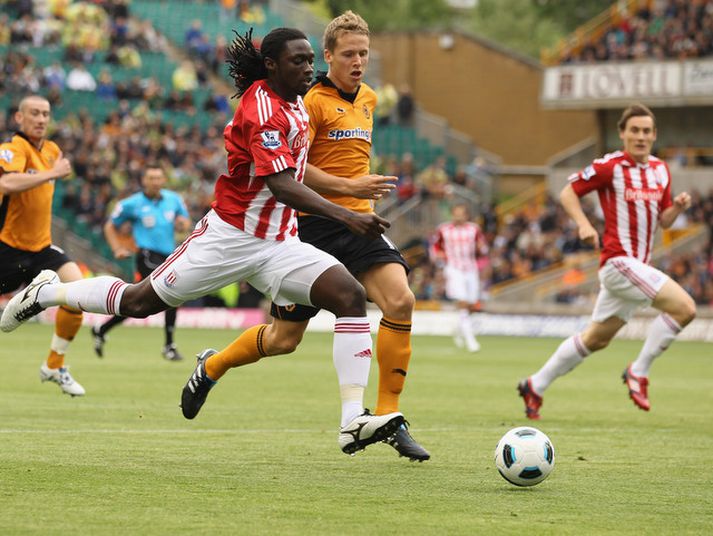 Kenwyne Jones í leik með Stoke.