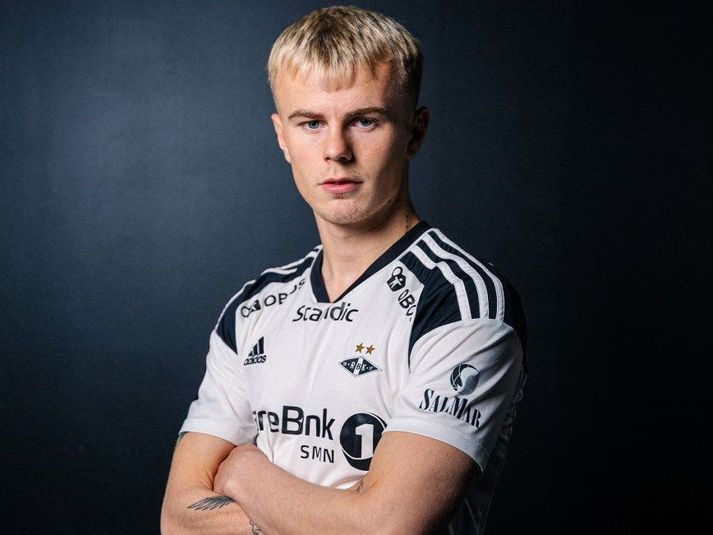 Kristall Máni fékk tækifæri í byrjunarliði Rosenborg í dag.