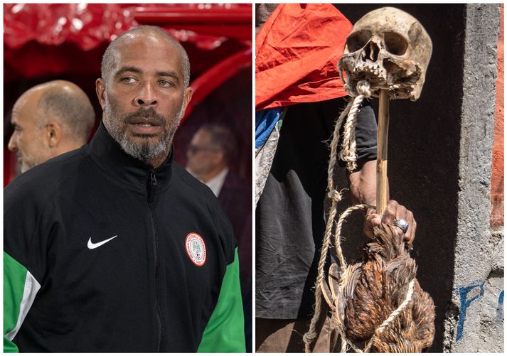 Malíbúinn Eric Sekou Chelle tók við nígeríska landsliðinu í janúar. Hann skaðaði mótherjana um að nota vúdú eftir að HM-draumurinn dó.