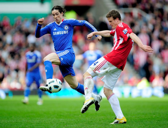 Fernando Torres í leiknum í gær.