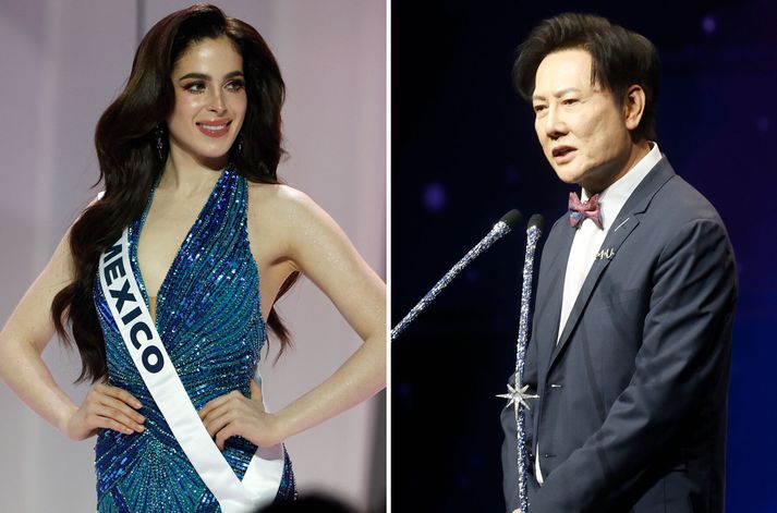 Fátima Bosch, ungfrú Mexíkó, lenti í orðaskaki við Nawat Itsaragrisil og ætlaði hann að láta reka fegurðardrottninguna út úr húsi.