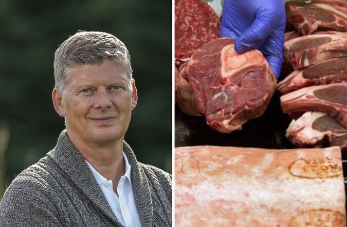 Steinþór Skúlason forstjóri SS segir aukna sölu innanlands og neikvæðni í kringum halal-slátrun hafa orðið til þess að henni hafi verið hætt. 
