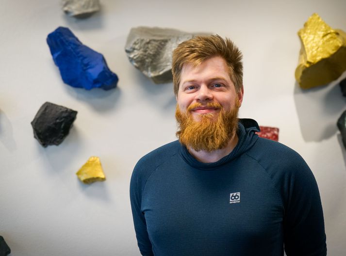 Egill Gunnarsson, umsjónarmaður hveititilrauna við deild Ræktunar og fæðu hjá Landbúnaðarháskóla Íslands á Hvanneyri.