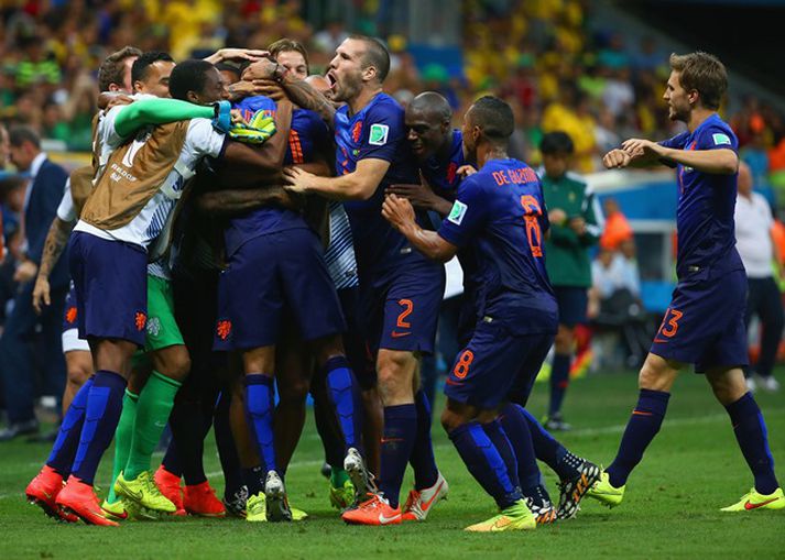 Hollendingar höfðu ástæðu til að gleðjast í kvöld.