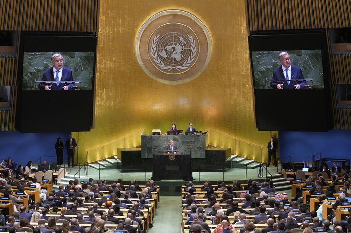 Frá ávarpi Antonio Guterres, framkvæmdastjóra Sameinuðu þjóðanna.
