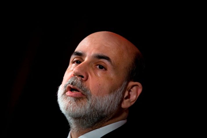 Ben Bernanke, seðlabankastjóri í Bandaríkjunum. Mynd/ AFP