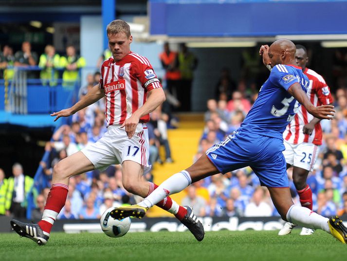 Ryan Shawcross er fyrirliði Stoke.