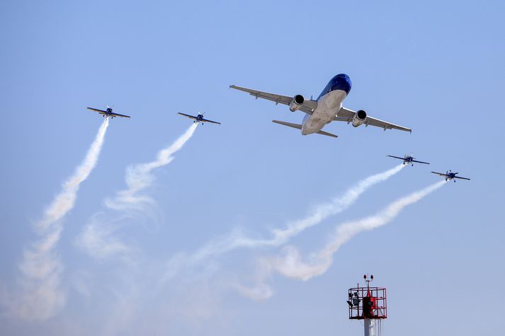 Vélin var af gerðinni MiG-21 og var 33 ára hið minnsta.