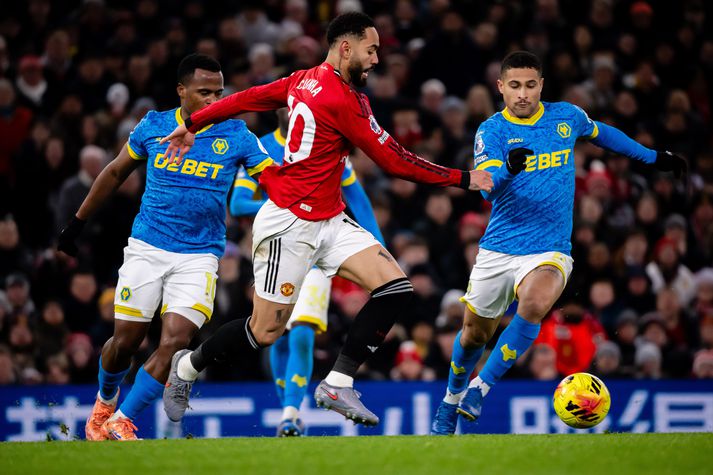 Matheus Cunha komst lítt áleiðis gegn sínum gömlu félögum í kvöld.