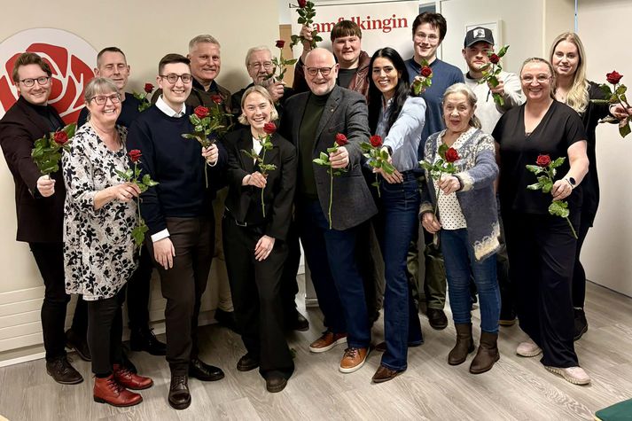 Listi Samfylkingarinnar í Mosfellsbæ var samþykktur síðdegis. 