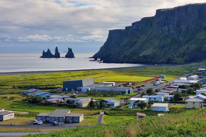 Banaslysið varð á Suðurlandsvegi við Vík í Mýrdal í sumar.