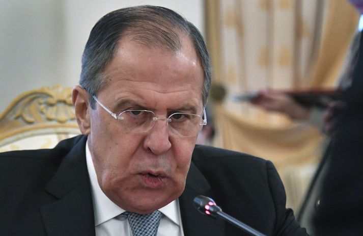 Sergei Lavrov, utanríkisráðherra Rússlands, er áhyggjufullur vegna spennunnar á Kóreuskaga,.