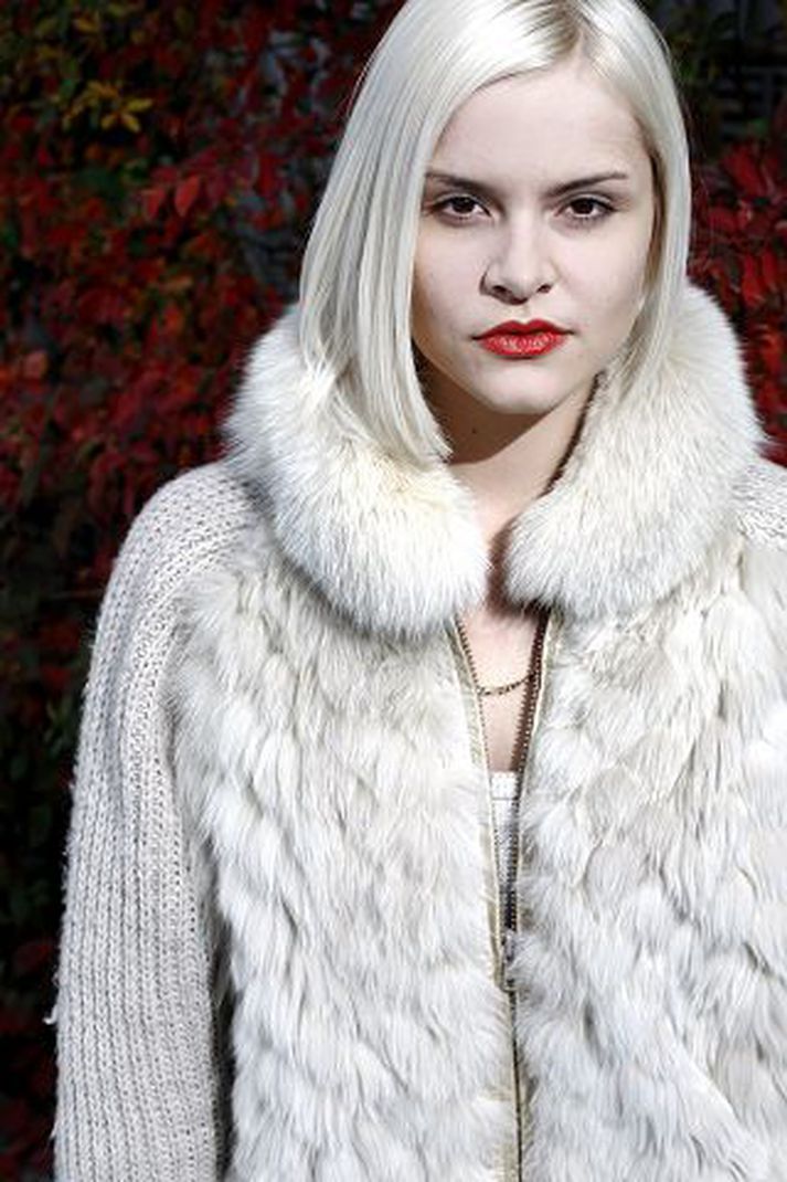 María Birta Bjarnadóttir hefur slegið í gegn með leik sínum í unglingamyndinni Óróa. Fréttablaðið/Anton