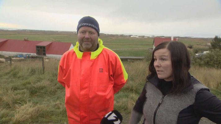 Kristján Þór Ebenserson og Rebekka Eiríksdóttir, bændur á Stað í Reykhólasveit.