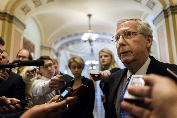 Mitch McConnell, æðsti repúblikaninn á öldungadeild Bandaríkjaþings.