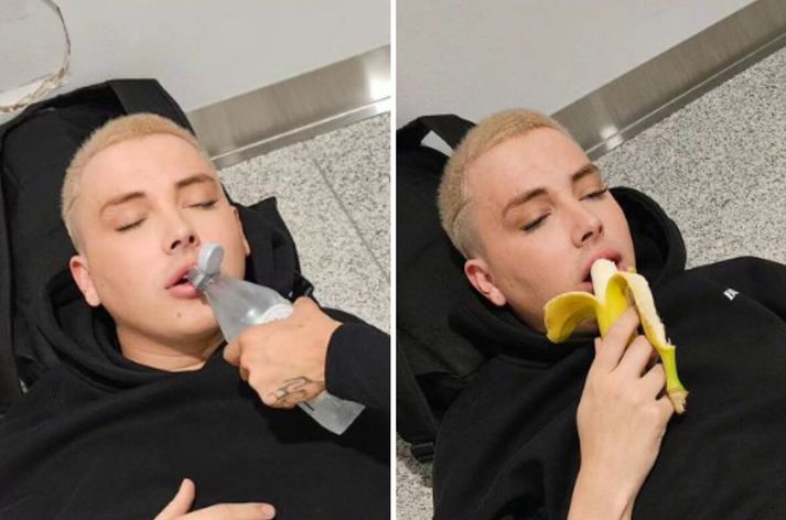 Bassi sló á létta strengi í Köben.