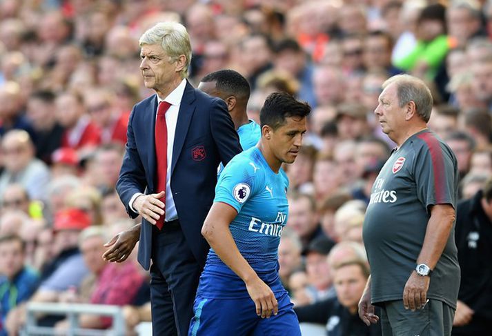 Arsene Wenger, Alexis Sánchez og félagar í Arsenal eru í vandræðum.