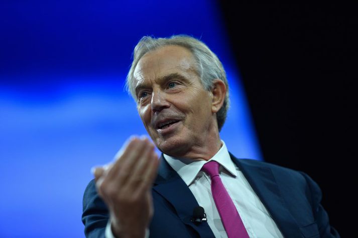 Tony Blair er ekki sérlega vinsæll í Bretlandi vegna ákvörðunar hans um að taka þátt í innrás Bandaríkjamanna í Írak árið 2003.