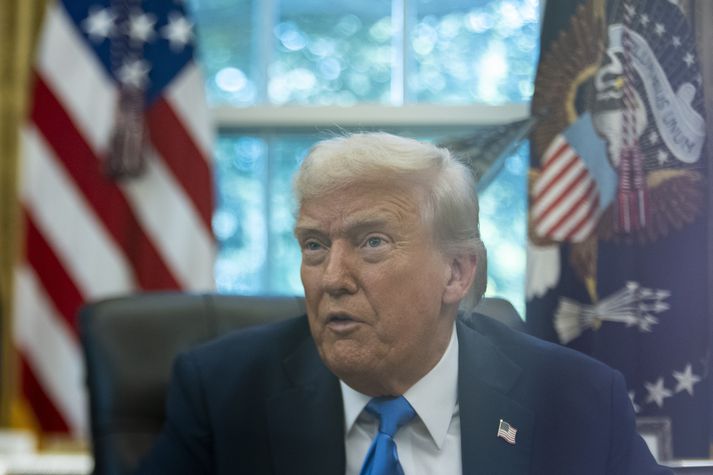 Trump segir mikilvægt að Bandaríkjamenn fái aftur að stjórna Bagram flugskýlinu.