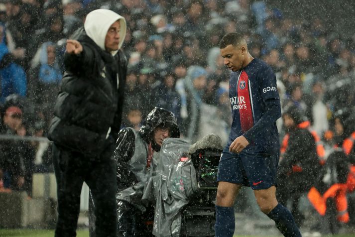 Mbappé og Enrique eiga í góðu sambandi þó þjálfarinn hafi oft tekið hann af velli.