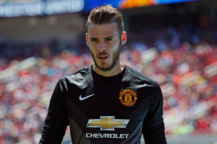 De Gea í leik með Manchester United í sumar.