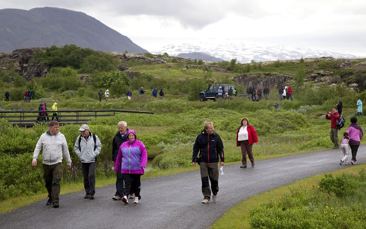 Ferðaþjónusta dregur vagninn í vexti á gjaldeyristekjum vegna þjónustu.