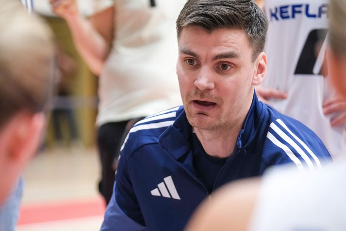 Hörður Axel Vilhjálmsson, þjálfari Keflavíkur var afar stoltur af liði sínu í kvöld.
