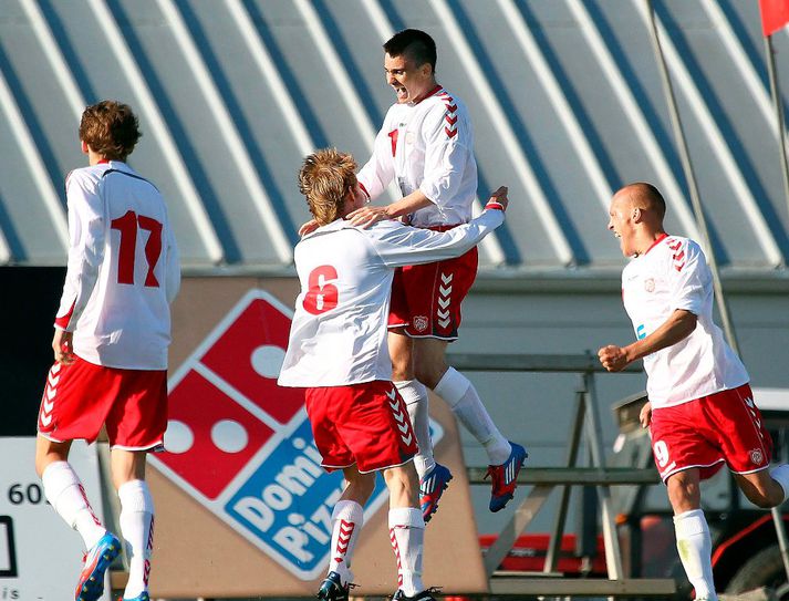 Þórsarar fagna.