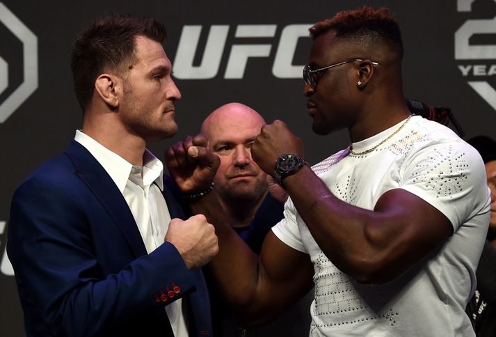 Miocic og Ngannou mætast um helgina.