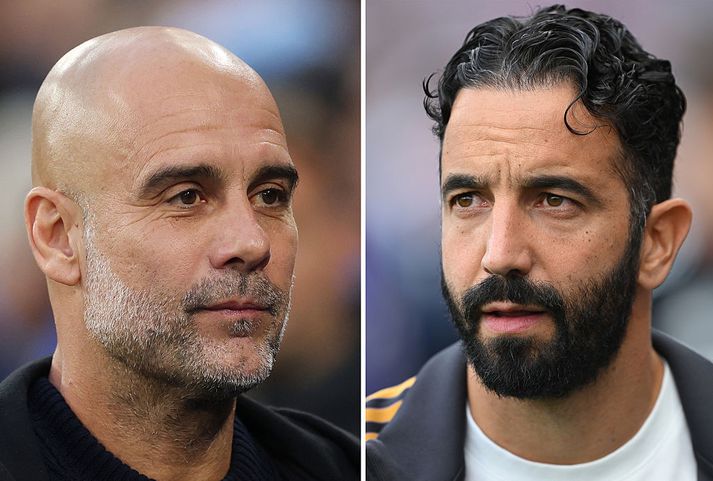 Pep Guardiola og Ruben Amorim vonast báðir eftir að sjá lið sín hrökkva almennilega í gang í dag eftir slappa byrjun á tímabilinu.