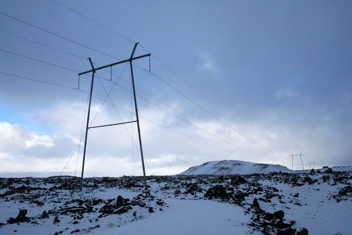 Reykjaneslína – möstur í Suðurnesjalínu 2 verða sömu gerðar. mynd/landsnet