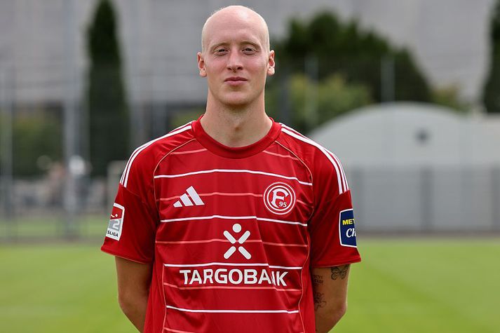 Valgeir Lunddal Friðriksson átti sinn þátt í sigri Fortuna Düsseldorf í dag.