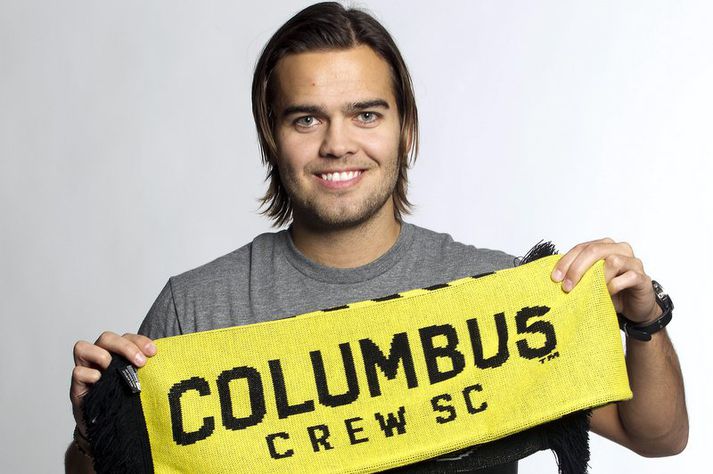 Kristinn gerði fjögurra ára samning við bandaríska MLS-liðið Columbus Crew í gær.