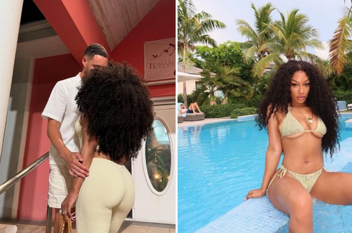Klay Thompson og Megan Thee Stallion hafa birt myndir hvort af öðru á samfélagsmiðlum á síðustu dögum.