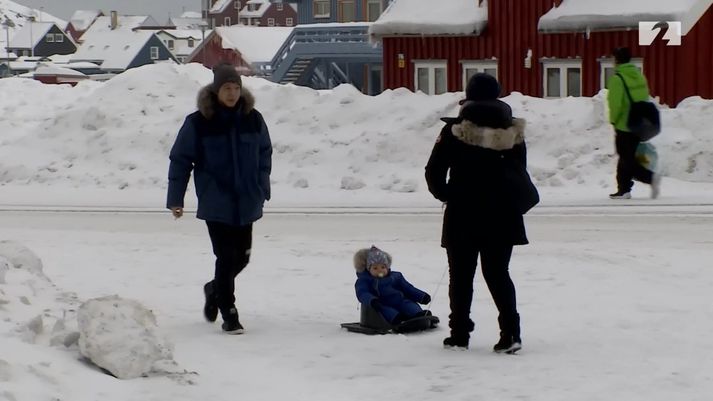 Frá Nuuk á Grænlandi.