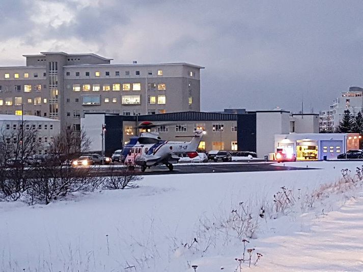 Holtavörðuheiði er lokuð vegna slyssins