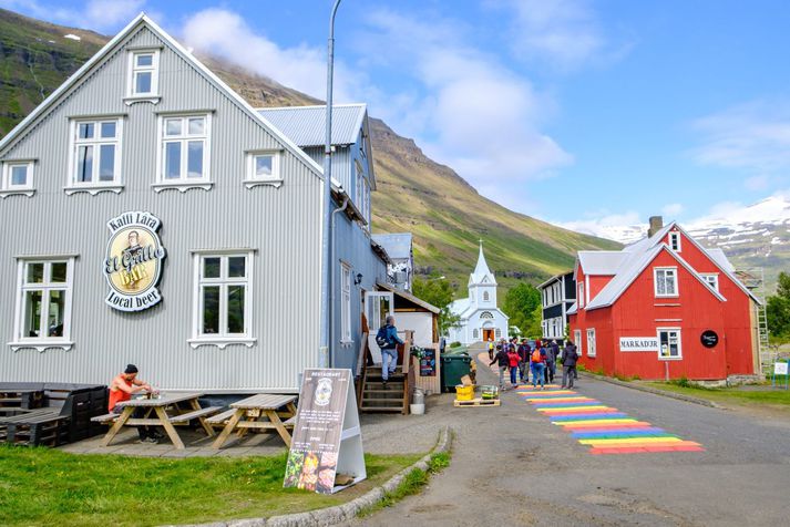 Veðrið verður ágætt á Seyðisfirði í vikunni en þar mun listahátíðin LungA fara fram.