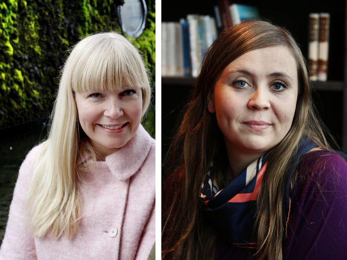 Eva Einarsdóttir borgarfulltrúi og Lóa Hlín Hjálmtýsdóttir listakona gefa út barnabókina Saga um nótt.