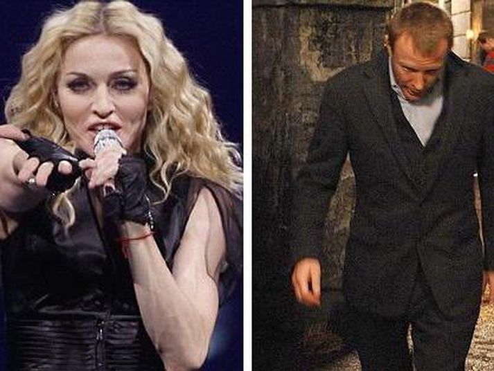 Madonna og  Guy Ritchie.