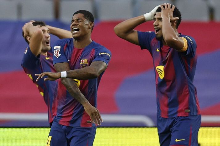 Marcus Rashford hefur fengið margar mínútur hjá Barcelona það sem af er tímabilinu.