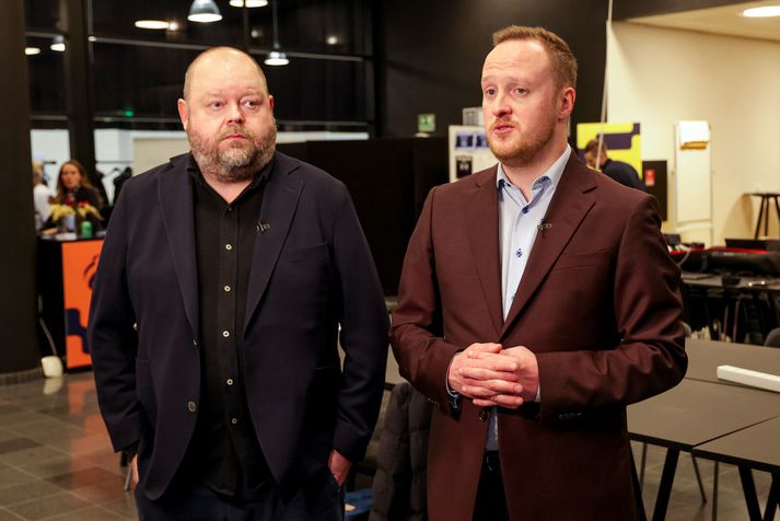 Henry Birgir og Valur Páll gerðu upp svekkjandi tap fyrir Danmörku í Herning.