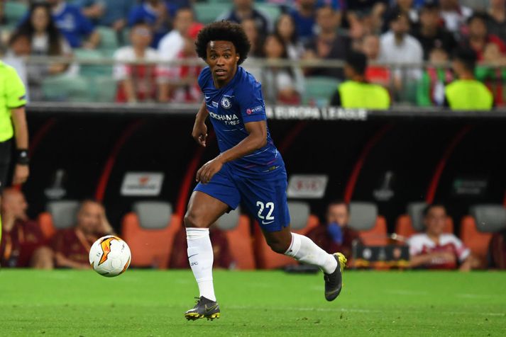 Willian í leik með Chelsea