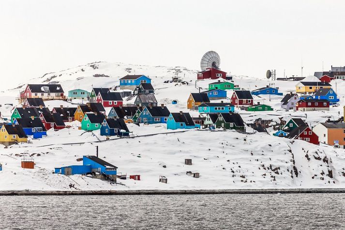 Aasiaat á vesturströnd Grænlands.