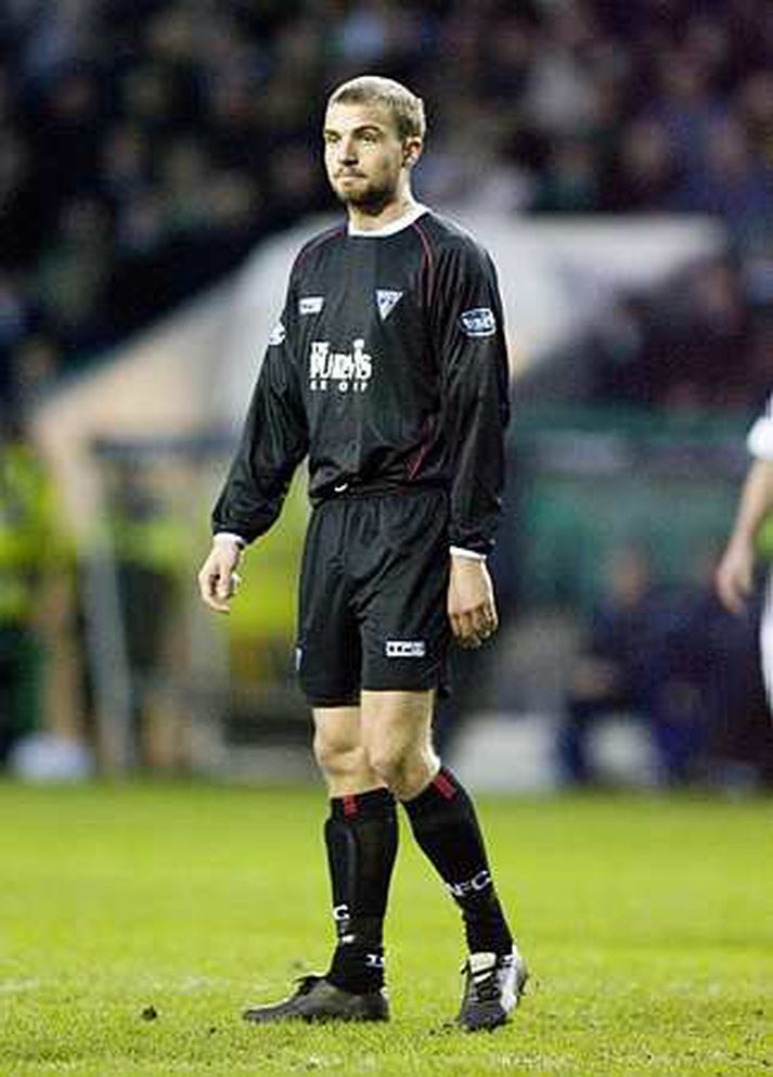 Garðar Gunnlaugsson í búningi Dunfermline í upphafi árs 2006.