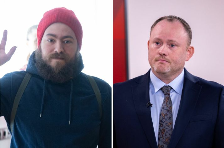 Viktori og Eiríki Inga virðist ganga illa að kynna sig.